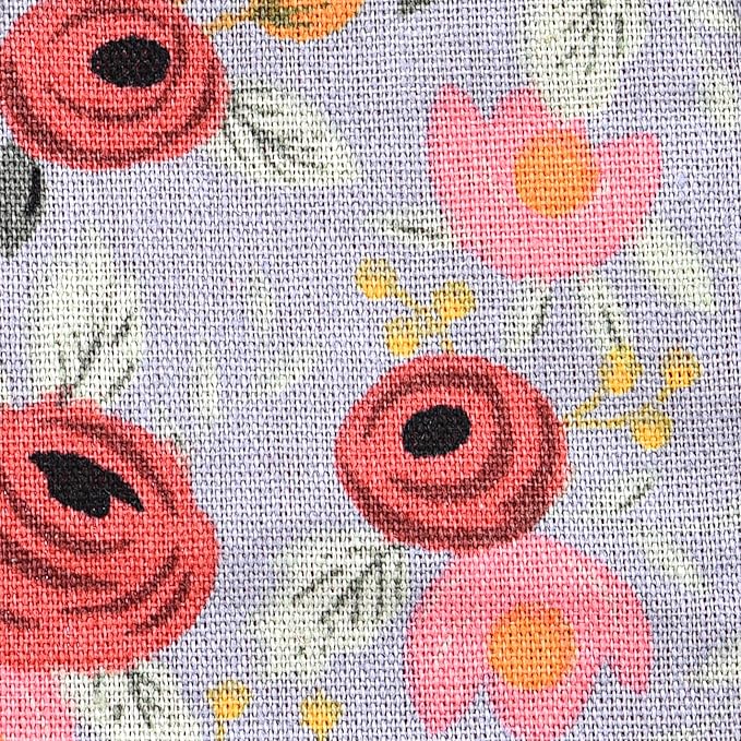 GAMUDA Small Dog Harness Collar and Leash Set, Step in No Chock No Pull Soft Mesh Adjustable Dog Vest Harnesses Plaid Reflective for Dogs Puppy Cats Kitten Rabbit (Red Flower, L)