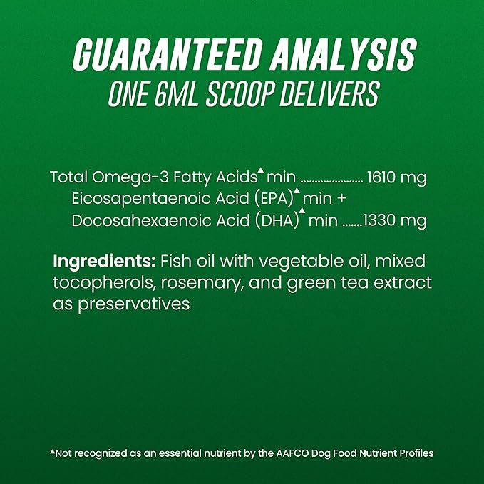 Nutramax Welactin Omega 3 Fish Oil for Dogs, Skin and Coat Health Supplement, Plus Joint, Immune, Kidney, and Brain Support, Premium Omega 3 Fatty Acids, For Dogs, 16 Ounce Liquid