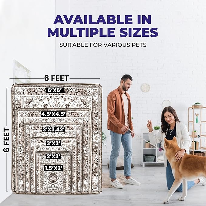 PUPIBOO Washable Pee Pads for Dogs and Cats - Super Absorbent Reusable Puppy Training Pads - 100% Waterproof, Leak-Proof & Non-Slip Whelping Pads for Pet Housebreaking