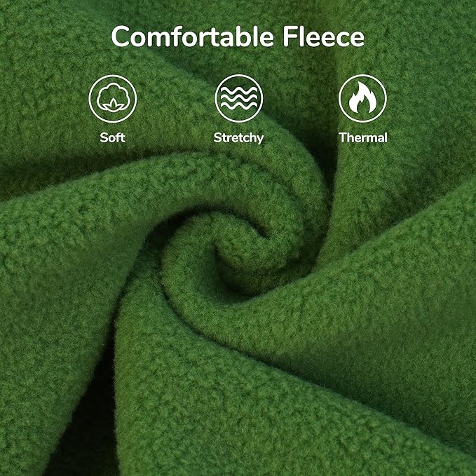 PUMYPOREITY Fleece Sphynx Cat Clothes, Warm Thick Cat Sweater, Soft Winter Coat for Hairless Cats, Cold Weather Pet Sweater for Dogs and Cats, Green, 2XL