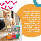 I and love and you Feed Meow Variety Pack - Salmon, Chicken, Tuna - Grain Free, Shredded, No Fillers 3oz Pack of 12