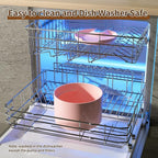Ceramic Cat Water Fountain,Cat Water Fountain Cordless Automatic with Ultra-Quiet Pump and 4 Filter for Cats, Dogs, Multiple Pets