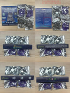 4 Pack Flea Collar for Cats, 32 Months Flea and Tick Prevention for Cat, Waterproof Cat Flea Collar, Natural Flea Treatment, Adjustable Fleas and Ticks Collars for Cats Kittens(Grey&Purple)