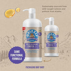 Grizzly Pet Products Omega Health Liquid Omega-3 Supplement for Dogs and Cats, 32 Ounce Bottle