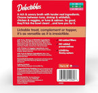 Hartz Delectables Savory Broths Lickable Wet Cat Treat Variety Pack, 12Count(Pack of 1)