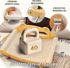 Extra Large Cat Scratcher Bed Lounge for Indoor Cats – Sisal Giant Curved Scratch Pad, Cat Lounger Couch Chair, Kitty Scratching Post and Hammock, Feline Furniture, Play Board for Kittens (X-Large)