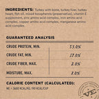 Vital Essentials Freeze-Dried Raw Turkey Meal or Mixer Cat Food Crunchy Nibs, 12 oz