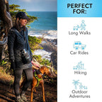 Hydropet Portable Dog Water Bottle (64 oz) - Insulated Dogs & Cats Travel Bottles, Stainless Steel - Detachable Dog Food Bowl and Water Bowl - Great for Daily Walks - Puppy Essentials & Accessories