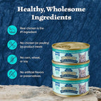 Blue Buffalo Wilderness Wild Delights Minced Wet Cat Food, High-Protein & Grain-Free, Made with Natural Ingredients, Chicken & Trout Recipe in Tasty Gravy, 5.5-oz. Cans (24 Count)