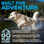 Hound2O Dog Toys | Squeaky Fetch Ball for Dogs | Green Floating Outdoor Toy - Easy to Clean and Made from Non Toxic Materials