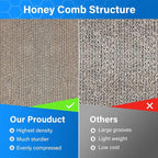 Cat Scratcher Post Board, Mount Fuji Shape Cat Scratching Lounge Bed, Durable Pad Prevents Furniture Damage