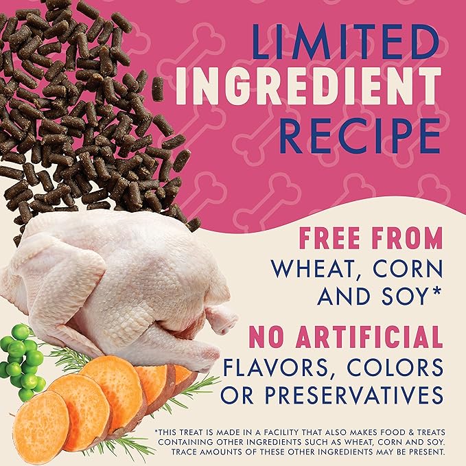 Finley's Soft Chew Dog Treat Training Bites Treats for Dogs Made in USA | Turkey Recipe | All-Natural Protein Wheat Free Dog Treats | Healthy Dog Treat Bags | No Preservatives, 16 Ounce (Pack of 6)