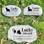 Zatanmulo Personalized Pet Memorial Stone, Garden Memorial Stone Personalized, Ferret Headstone, Ferret Tombstone, Memorial Plaque Outdoor, Garden Stepping Stone (Ferret)
