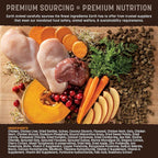 Earth Animal Wisdom Air Dried Dog Food | Chicken Recipe Premium Natural Dog Food | All Breeds & Ages | Made in The USA | 8 Pound Bag