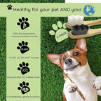 Dog Toothbrush- 10,000 Ultra-Soft Bristles for Sensitive Pet Teeth & Gums- Natural Bamboo Toothbrush for Comfortable, Gentle Deep Cleaning