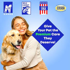 Wild Alaskan Salmon & Pollock Oil for Dogs – Itchy Skin, Shedding, Allergy & Joint Relief – NASC Certified Omega 3s – 8oz Liquid Food Topper – Club Hachiko