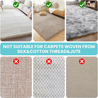 3 in 1 Carpet Rake for Pet Hair Removal, Tool Set of 3, 55” Long Handle Carpet Pet Hair Removal Carpet Scraper Dog Cat Hair Remover for Sofa, Couch, Car, Rug