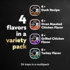 Cesar Wet Dog Food Classic Loaf in Sauce Poultry Variety Pack, 3.5 oz. Easy Peel Trays (24 Count, Pack of 1)