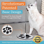 18pcs Interactive Cat Toys for Indoor Cats Suction Cup Cat Toys for Indoor Cats Bird Hunting Slefplay Simulation for Kitten Flying Bird Toy Feather Wand Attachments