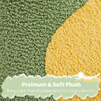 Yaheetech Cat Scratching Post, 37in Cute Coconut Palm Cat Scratcher w/Natural Sisal Rope, Coco Leaf, Dangling Pompom, Bending Perch, Cozy Condo Cat Scratching for Indoor Cats, Green/Yellow