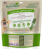 Nylabone Nutri Dent Dog Dental Treats - Natural Dog Teeth Cleaning & Breath Freshener - Dental Treats for Dogs - Fresh Breath Flavor, Large (20 Count)