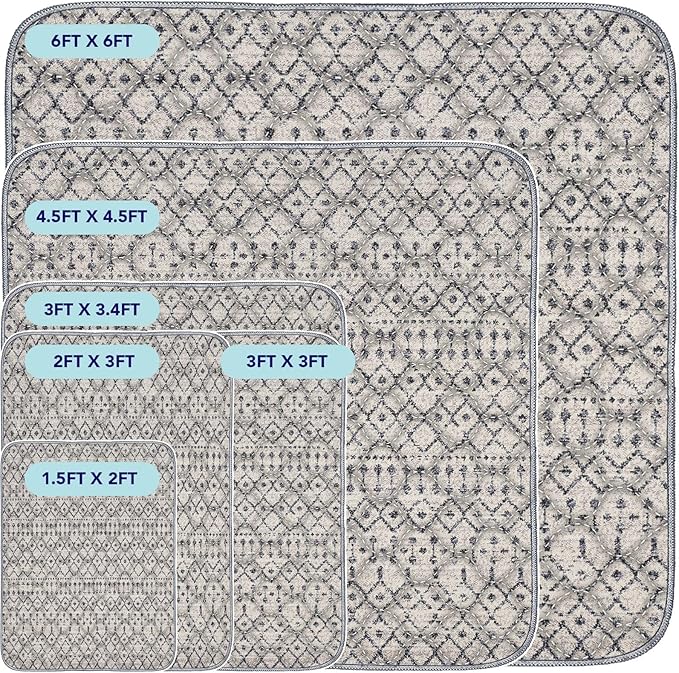 PUPIBOO Washable Pee Pads for Dogs and Cats - Super Absorbent Reusable Puppy Training Pads - 100% Waterproof, Leak-Proof & Non-Slip Whelping Pads for Pet Housebreaking