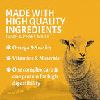 Canine Caviar - Open Meadow: Lamb & Pearl Millet Alkaline Dry Dog Food, Limited Ingredients, Gluten-Free, Based on Science & Research, Veterinary Alternative Diet (4.4 Pound Bag)