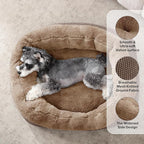INVENHO Small Dog Bed Washable Orthopedic Calming Warming Durable Pet Bed with Anti-Slip Bottom