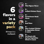 Cesar Wet Dog Food Home Delights & Classic Loaf in Sauce, Variety Pack, 3.5 oz. (36 Count, Pack of 1)
