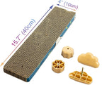 Cat Scratching Post for Cage 40X10CM, Cage Wall Mounted Cat Scratcher, Cardboard Scratcher, SCR-40X10CM-3.3CM