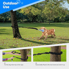 LOOBANI Spring Pole Dog Rope Toys - Tug of War Dog Toy for Pitbull Medium to Large Dogs, Indoor Outdoor Use Bungee Hanging Exercise Ropes Muscle Builder Interactive Toys (Door Hanging Style)