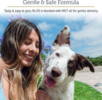 Rx Vitamins Rx D3 - Cat & Dog Vitamins Liquid D3 Drops in MCT Oil - Vitamin D for Dogs & Cats to Manage Deficiency - Aids in Dog Immune Support and Calcium Absorption - Pet Vitamin D3-2oz