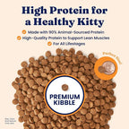 Solid Gold High Protein Dry Cat Food - Grain Free & Gluten Free Chicken Cat Dry Food w/Probiotics for Gut Health & Digestion - High Fiber & Omega 3 - Low Carb Superfood Kibble for Cats All Ages - 3LB