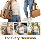 Dog Purse Carrier for Small Dogs – Cotton Padded Interior, Multiple Pockets, Breathable Mesh & Comfortable Strap – Durable Polyester Travel Bag, Lightweight Cat Carrier - Versatile Small Pet Bag