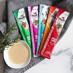 Nulo Freestyle Grain-Free Perfect Purees Premium Wet Cat Treats, Squeezable Meal Topper for Felines, High Moisture Content to Support Cat Hydration, 0.5 Ounce, Beef & Sardine