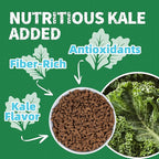 Just Try 16 OZ Kale & Spinach Cat Treats for Indoor Cats, Gluten Free, Low-Calorie Healthy Cat Snacks, Plant-Based Fiber-Rich Natural Chicken Flavor Training Treats