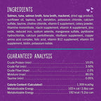 Stella & Chewy's Carnivore Cravings Purrfect Paté - Premium Grain-Free Wet Cat Food - Salmon, Tuna & Mackerel Recipe - High Protein with Bone Broth - Perfect for Picky Eaters - 2.8oz Cans (24 Pack)