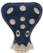 Eco Leather Otto Octopus Natural and Tough Dog Toys - Long Lasting Chew Toys for Aggressive Chewers - Strong Dog Toy for Dogs and Puppy