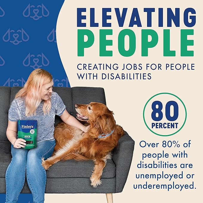 Finley's Soft Chew Dog Treat Training Bites Treats for Dogs Made in USA | Duck Recipe | All-Natural Protein Wheat Free Dog Treats | Healthy Dog Treat Bags | No Preservatives, 16 Ounce (Pack of 6)