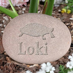 Turtle Memorial Stone | Personalized Tribute for Cherished Turtle | Heartfelt Engraved Turtle Keepsake | Turtle Loss Gift | Turtle Sympathy Gifts | Turtle Memorial Gift