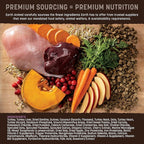 Earth Animal Wisdom Air Dried Dog Food | Turkey Recipe Premium Natural Dog Food | All Breeds & Ages | Made in The USA | 8 Pound Bag