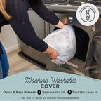 Best Friends by Sheri SnuggleSoft Faux Fur Calming Donut Bed for Dogs, Gray, Medium, 30" x 30"