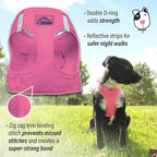 American River Ultra Choke-Free Mesh Dog Harness - Candy Pink XS
