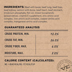 Vital Essentials Freeze-Dried Raw Beef & Salmon Meal or Mixer Dog Food Soft Nibs | 99% Beef, Salmon, Organs & Bone |14 oz