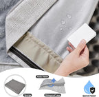 Deconovo Orthopedic Dog Bed for Medium & Large Dogs – Supportive Memory Foam with Washable Cover, Non-Slip Base – Comfort for Senior, Arthritic & Active Pets, Light Grey, 44" Lx32 Wx3 Th