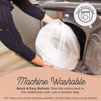 Best Friends by Sheri SnuggleSoft Faux Fur Calming Donut Bed for Dogs, Brown, Small, 23" x 23"