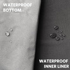 Orthopedic Foam Heated Pet Bed, Auto Temperature Control, Waterproof, Chew Resistant Cord, for Dogs/Cats (Medium, Black)