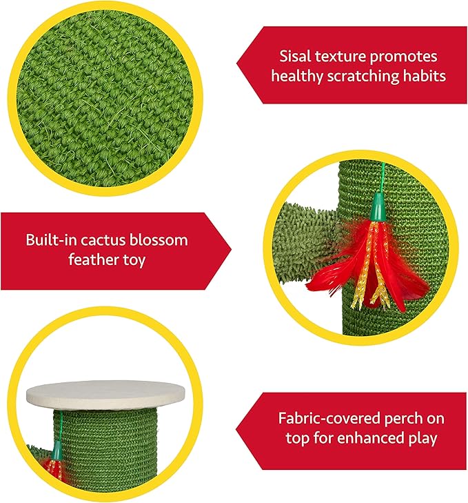 Kitty City Sisal Post Cat Scratchers, Perch Cushion, and Replacement Parts