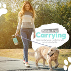 Stainless Steel Insulated Water Bottle with 2 Removable Water Bowls for Dogs – Leak-Proof Portable Dog Water Bottle - Travel Accessories for Dogs - 32oz - Teal