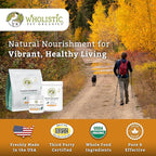 Wholistic Pet Organics Canine Complete - Dog Multivitamin Powder - 8 Oz - Daily Dog Vitamins and Supplements for Homemade Food - Immune System, Skin, Coat & Overall Health - Small and Large Breed